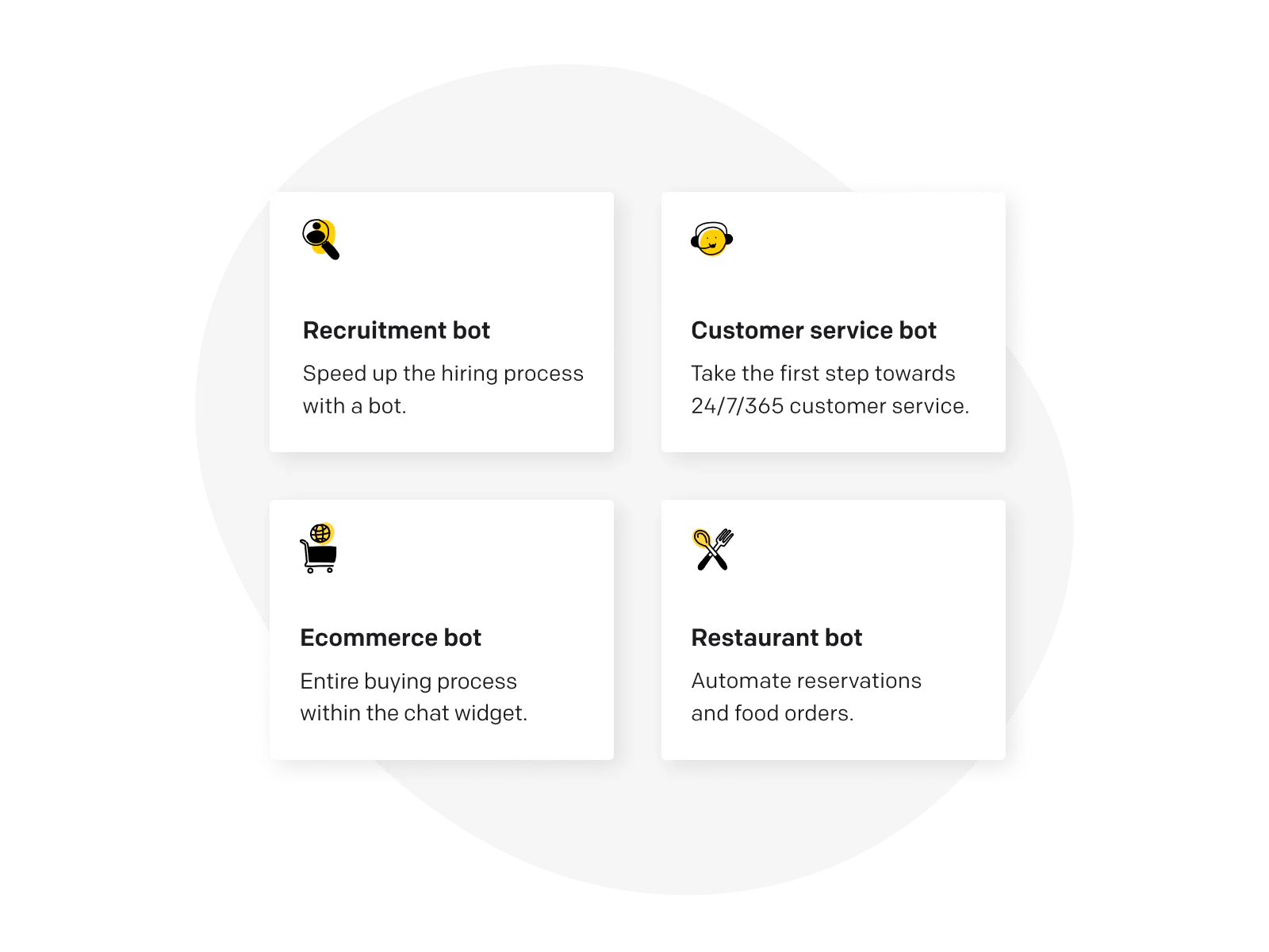 Chat bot rich messages for LiveChat® integration - quick replies