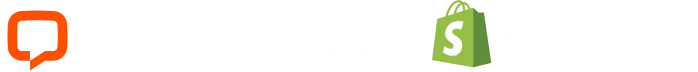 LiveChat x Shopify logos
