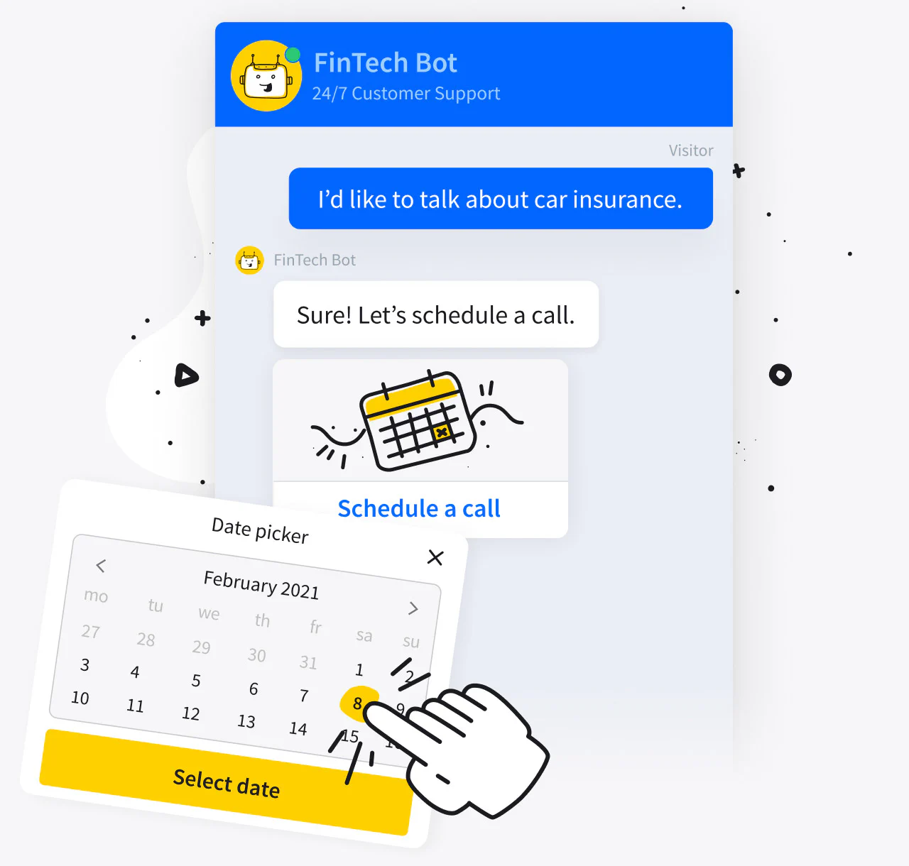 Chat Widget that uses LiveChat®'s open API